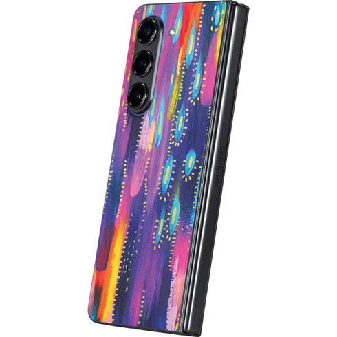 Kaleidoscope Brush Stroke by Etta Vee Galaxy Z Fold5 5G Skin